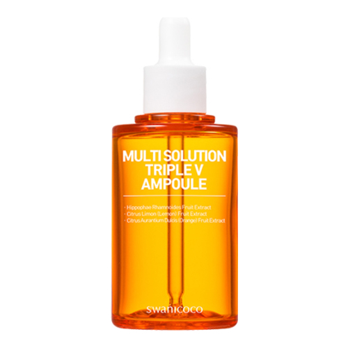 Swanicoco Multi Solution Triple V Ampoule on white background