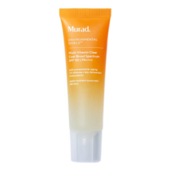 Multi-Vitamin Clear Coat Broad Spectrum SPF 50 on white background