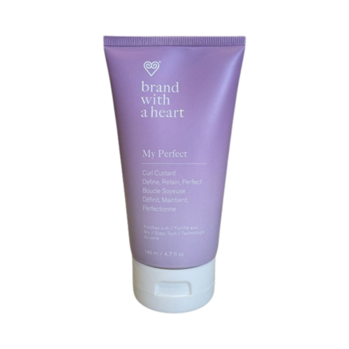 Brand With A Heart My Perfect Curl Custard, 140ml/4.73 fl oz Brand With A Heart My Perfect Curl Custard on white background