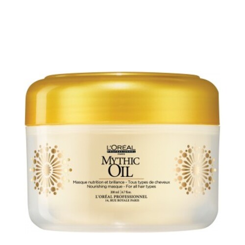 Loreal Professional Paris Mythic Oil Normal-Fine Range Masque on white background