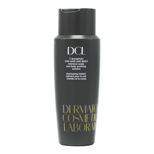 DCL Dermatologic T Shampoo for Hair and Body on white background