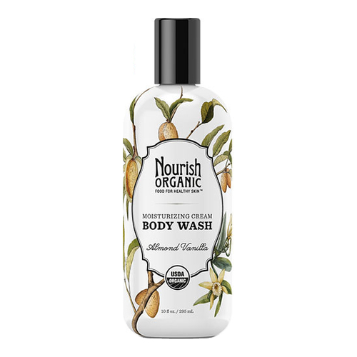 Nourish Organics Organic Body Wash - Almond Vanilla on white background