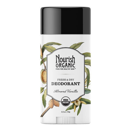 Nourish Organics Organic Stick Deodorant - Almond Vanilla on white background