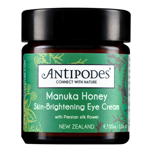 Antipodes Manuka Honey Skin-Brightening Eye Cream on white background