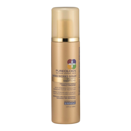 Pureology Nano Works Gold Shampoo on white background