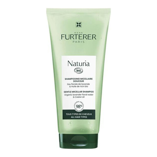 Rene Furterer Naturia Gentle Micellar Shampoo on white background