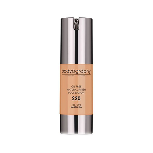 Bodyography Natural Finish Foundation - #100 Light (Neutral Undertone) on white background