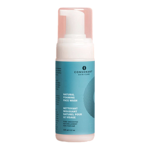 Consonant Natural Foaming Face Wash on white background