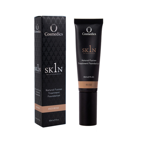 O Cosmedics Natural Fusion Treatment Foundation -Beige 325 on white background