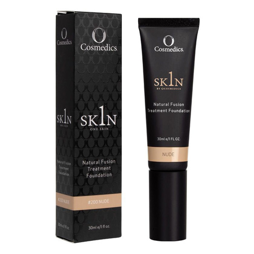 O Cosmedics Natural Fusion Treatment Foundation - Amber 400 on white background