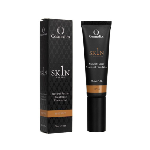 O Cosmedics Natural Fusion Treatment Foundation - Amber 400 on white background