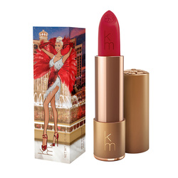 Natural Lipstick 04 - Red Shimmer on white background