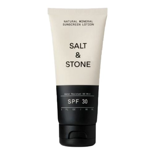 Salt & Stone Natural Mineral Sunscreen Lotion SPF 30 on white background
