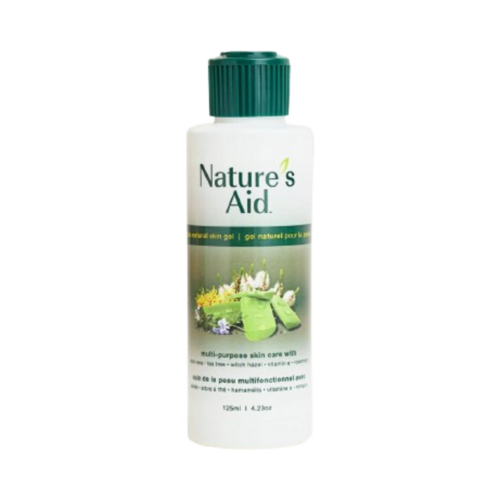 Natures Aid Natural Skin Gel on white background