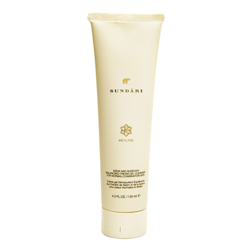 Sundari Neem and Burdock Balancing Cream-Gel Cleanser on white background