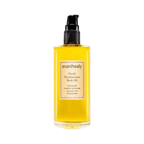 Evanhealy Neroli Frankincense Body Oil on white background