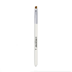 No. 6  Small Angled Brush on white background