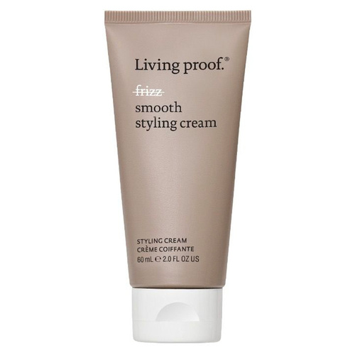 Living Proof No Frizz Smooth Styling Cream on white background