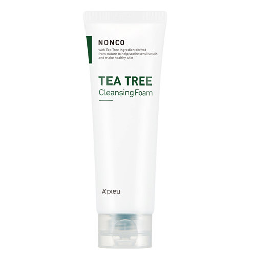 APIEU NonCo Tea Tree Cleansing Foam on white background