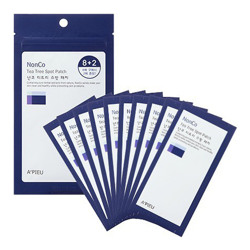 APIEU NonCo Tea Tree Spot Patch Set 8+2 on white background