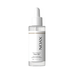 Nourish Perfecting Hair Oil on white background