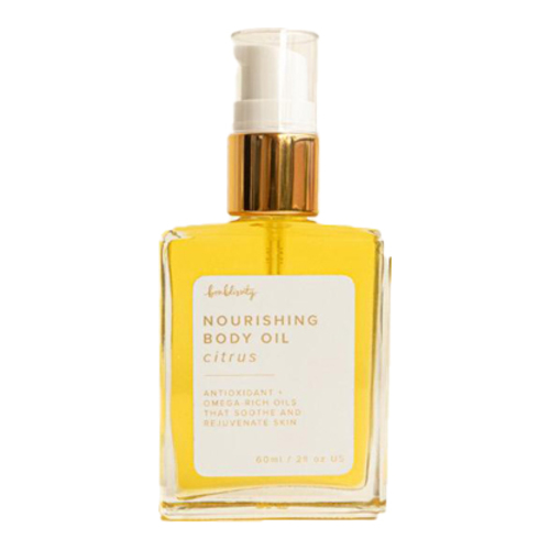 Bonblissity Nourishing Body Oil - Citrus on white background