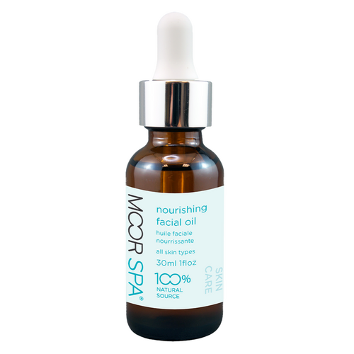 Moor Spa Nourishing Facial Oil on white background