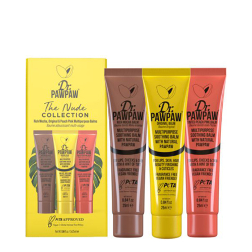 Dr.Pawpaw Nude Collection on white background