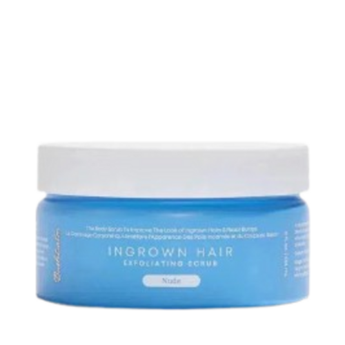 Bushbalm Nude Exfoliating Scrub Ingrown Hair, 236ml/7.98 fl oz Bushbalm Nude Exfoliating Scrub Ingrown Hair on white background