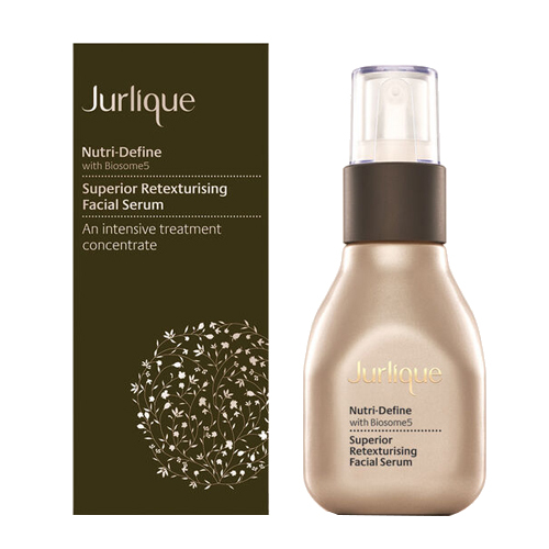 Jurlique Nutri-Define Superior Retexturising Facial Serum on white background