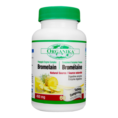 Organika Bromelain 2000 GDU on white background