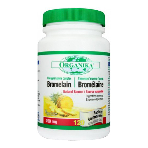 Organika Bromelain 2000 GDU on white background