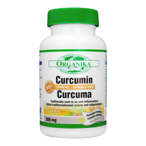 Organika Curcumin, 120 x 500mg/7.5 grain
