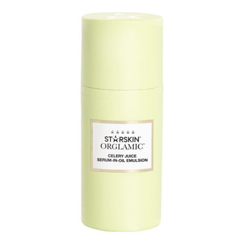 STARSKIN  ORGLAMIC Celery Juice Serum in Oil Emulsion on white background