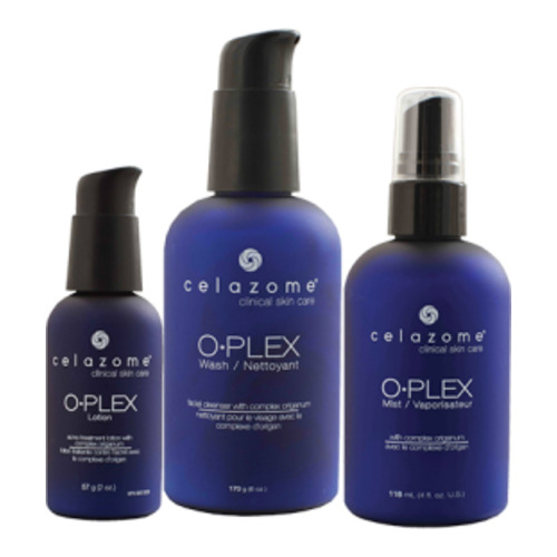 Celazome O-PLEX Acne Regime on white background