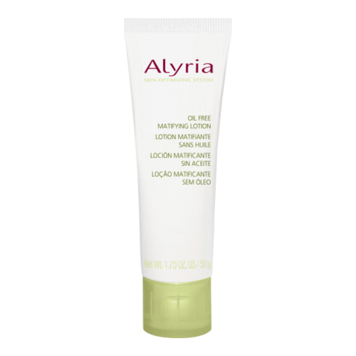 Alyria Oil Free Matifying Lotion on white background