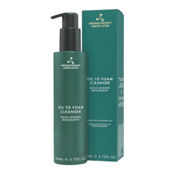 Oil to Foam Cleanser on white background
