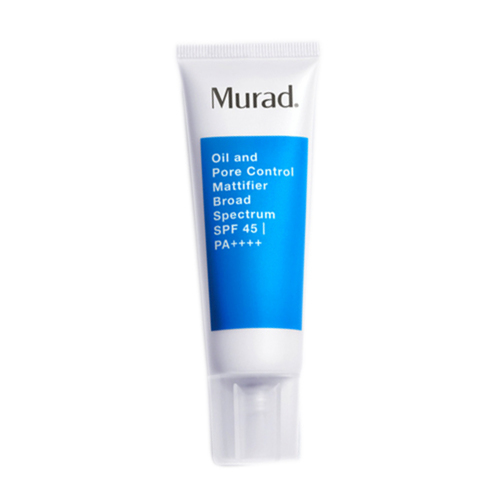 Murad Oil and Pore Control Mattifier Broad Spectrum SPF 45 PA++++ on white background