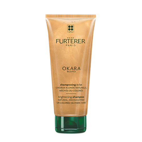 Rene Furterer Okara Blond Brightening Shampoo on white background