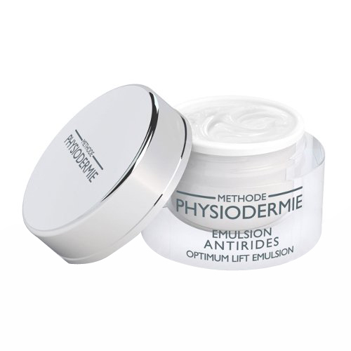 Physiodermie Optimum Lift Emulsion on white background