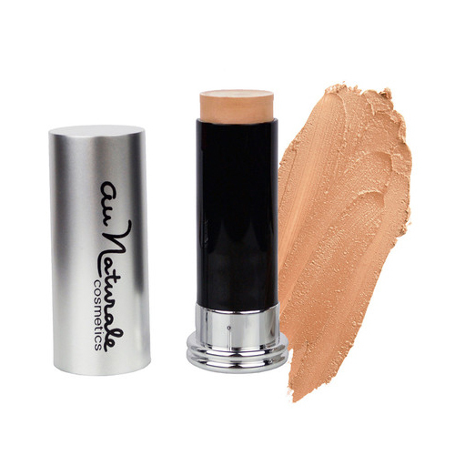 Au Naturale Cosmetics Organic Creme Foundation - Sand on white background