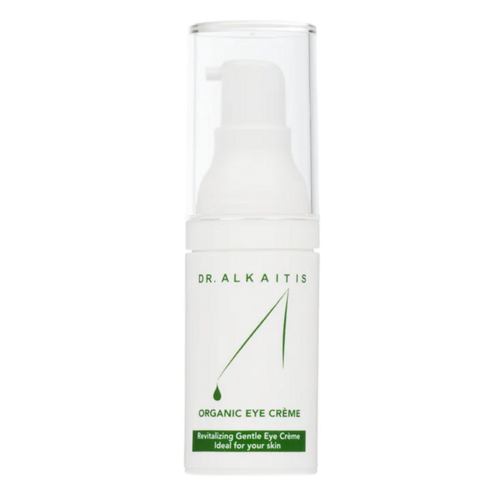 Dr Alkaitis Organic Eye Creme on white background