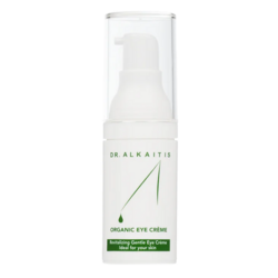 Organic Eye Creme on white background