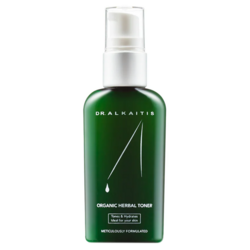 Organic Herbal Toner on white background