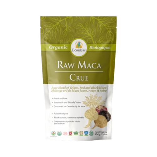 Ecoideas Organic Raw Maca on white background