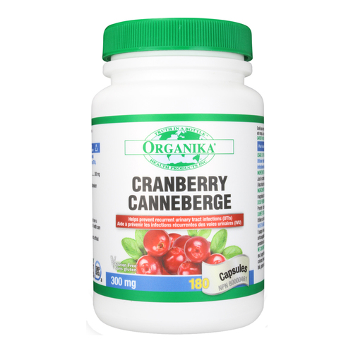 Organika Cranberry Extract on white background