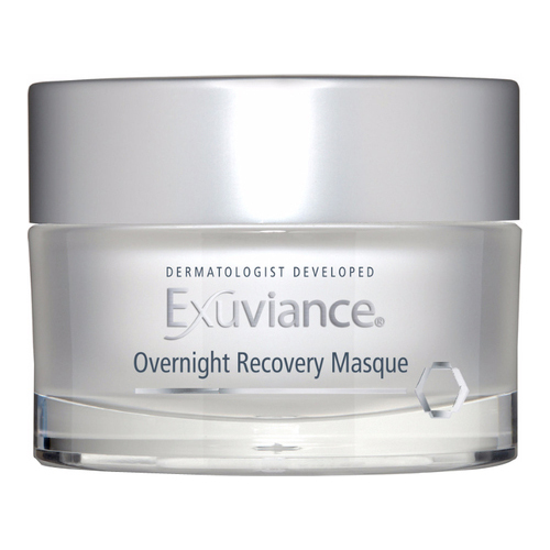 Exuviance Overnight Recovery Masque on white background