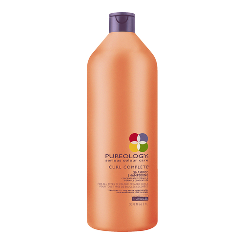 Pureology Curl Complete Shampoo on white background