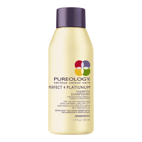 Pureology Perfect 4 Platinum Shampoo on white background