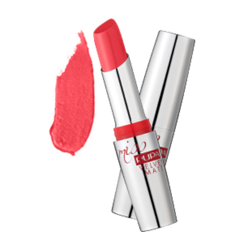 Pupa Miss Pupa Velvet Matt Lipstick - 303 Flashy Coral, 1 piece